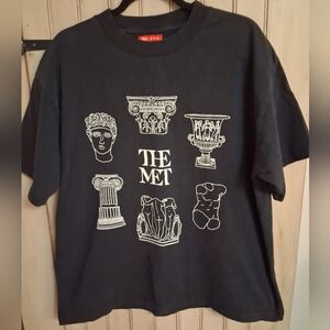 PacSun The Met Black T-Shirt, Mens Size Large